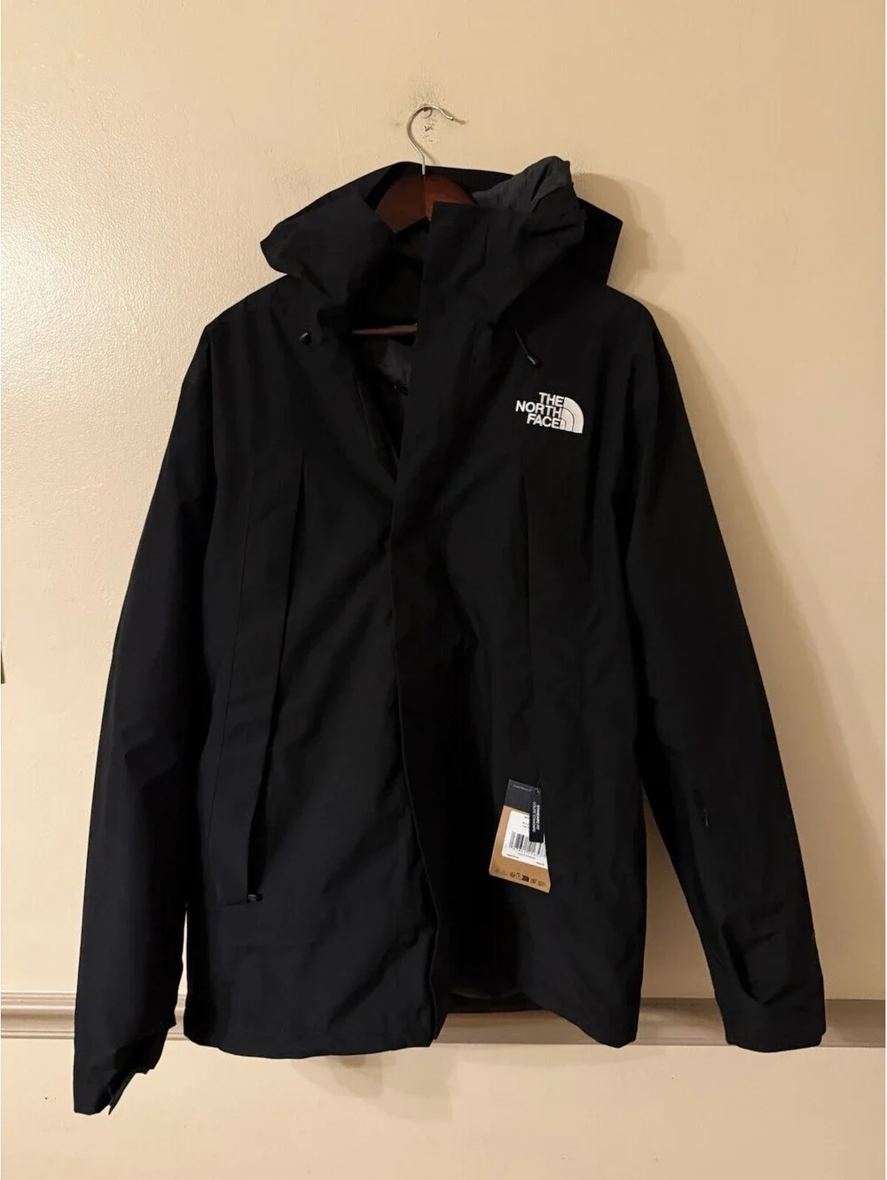 The North Face Clement Triclimate Jacket Men’s Size L Black/Asphalt NWT $365